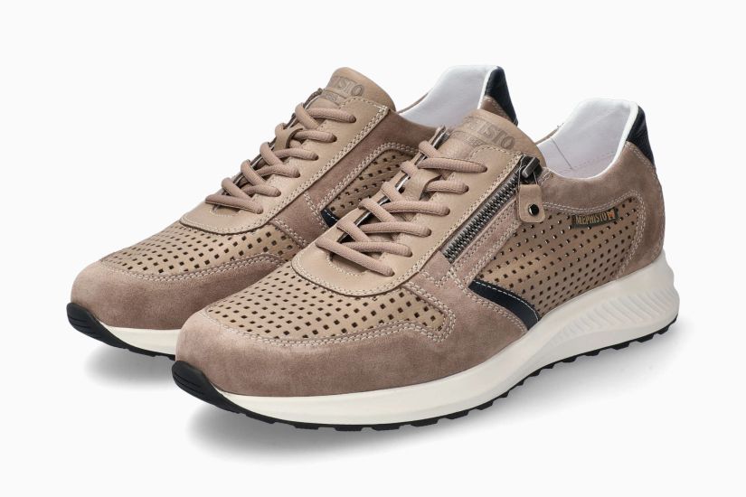 Baskets Dino Beige Chaussures hommes Marque Mephisto Shop Nouvelle collection printemps été 2024 Magasins Belgique Liège Eupen