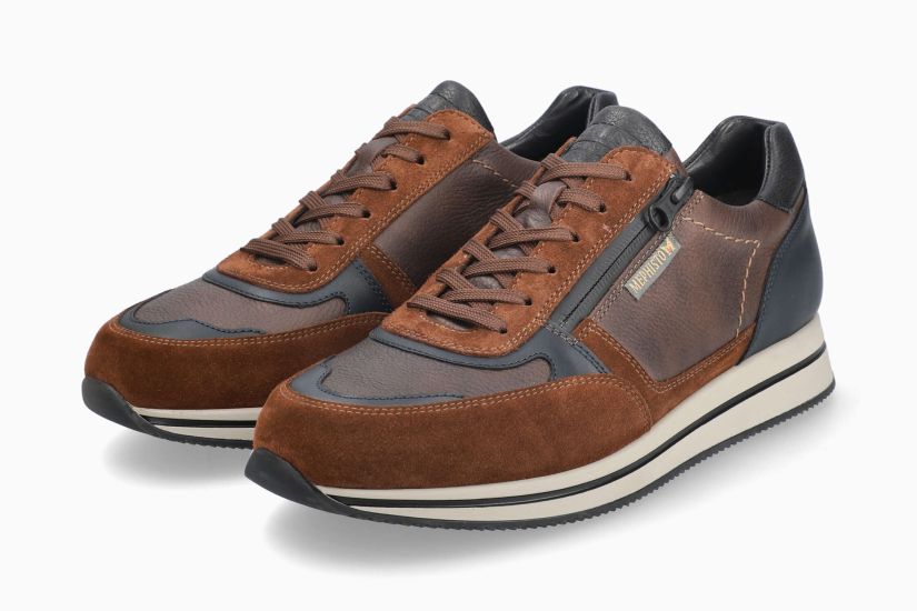 Baskets Gilford Brun hommes Mephisto Belgique Liège Nouvelle collection automne hiver 2023