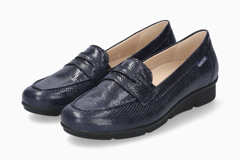 Mocassins Diva Bleu