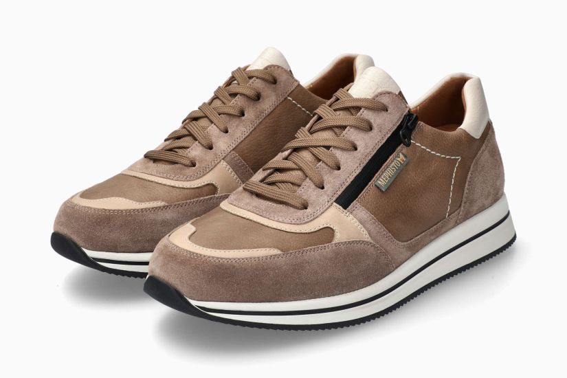 Baskets Gilford Beige hommes Mephisto Belgique Liège