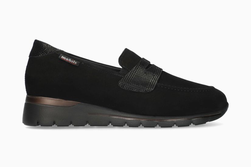 Mocassins Mobils Elyna Noir