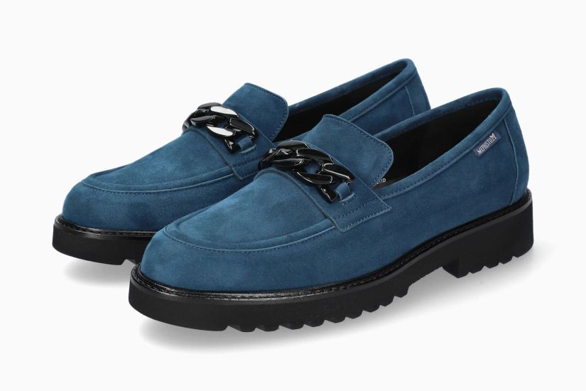 Mocassins Salka Bleu femmes Mephisto Belgique Liège Nouvelle collection automne hiver 2023