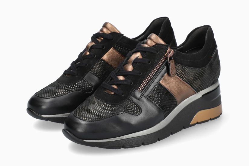 Elisia Schwarze Kombi-Sneaker