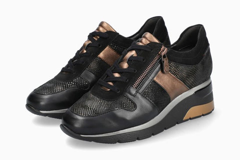 Baskets Elisia Noir Combiné