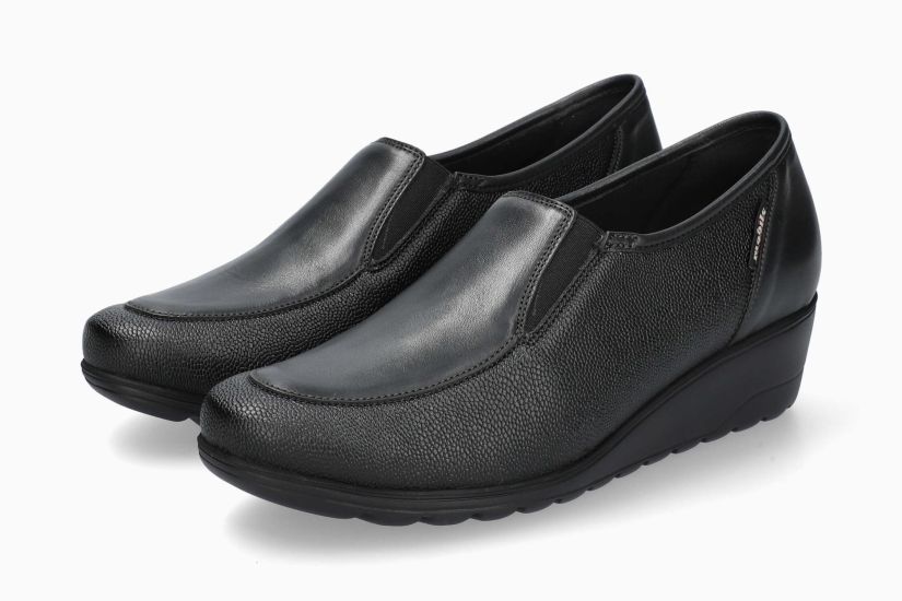 Mocassins Mobils Bertina Noir femmes Mephisto Belgique Nouvelle collection 2023