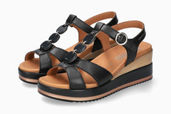 Seline Zwarte Sandalen