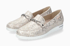 Juliana lichtbeige loafers 