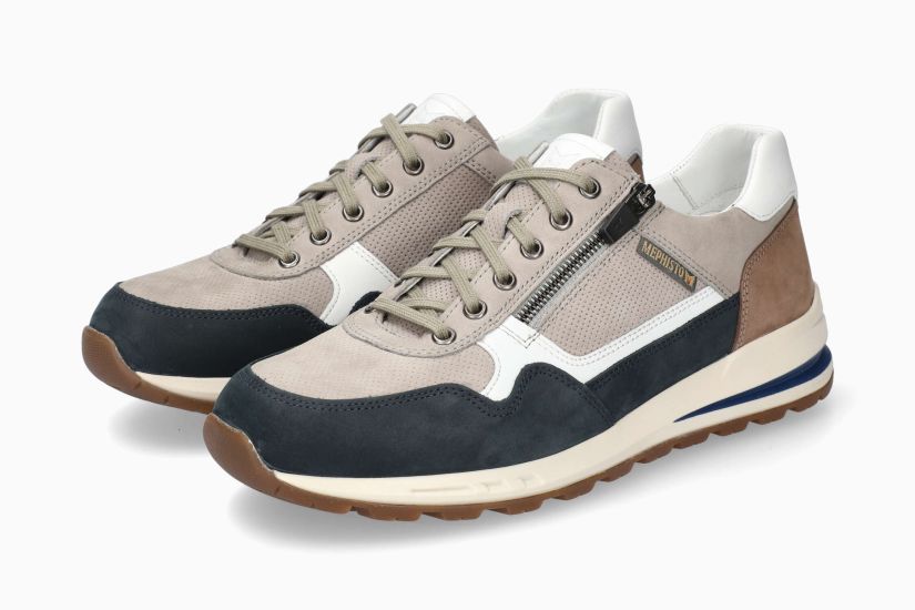 Baskets Bradley Beige Combiné