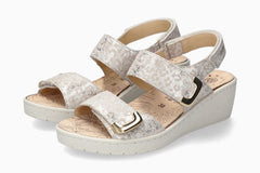 Mobils Pam Chic Beige gecombineerde sandalen