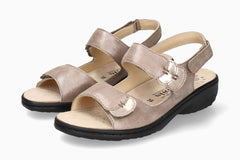 Mobils Getha Light Taupe Sandalen