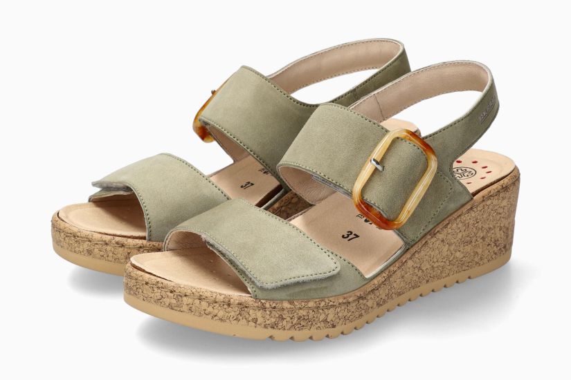 Mobils Nasma kaki sandalen