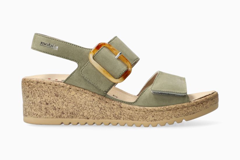 Mobils Nasma Khaki Sandalen