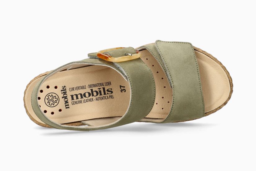 Mobils Nasma Khaki Sandalen