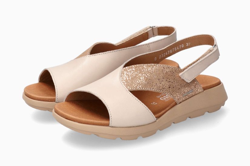 Sandales Tomazia Beige chaussures femmes Mephisto belgique Liège Nouvelle collection printemps/été 2024