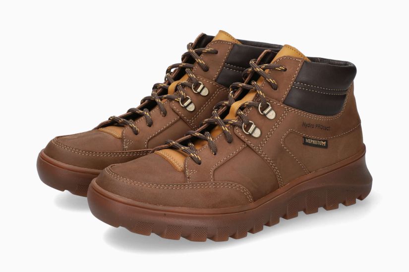 Bottines Fosco Camel Chaussures hommes Marque Mephisto Shop Nouvelle collection automne hiver 2024 Magasins Belgique Liège Eupen