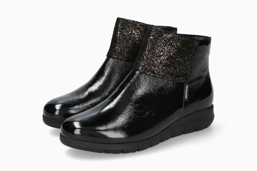 Boots Mobils Ilinca Noir Vernis