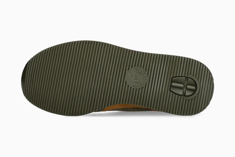 Gilford kaki gecombineerde sneakers
