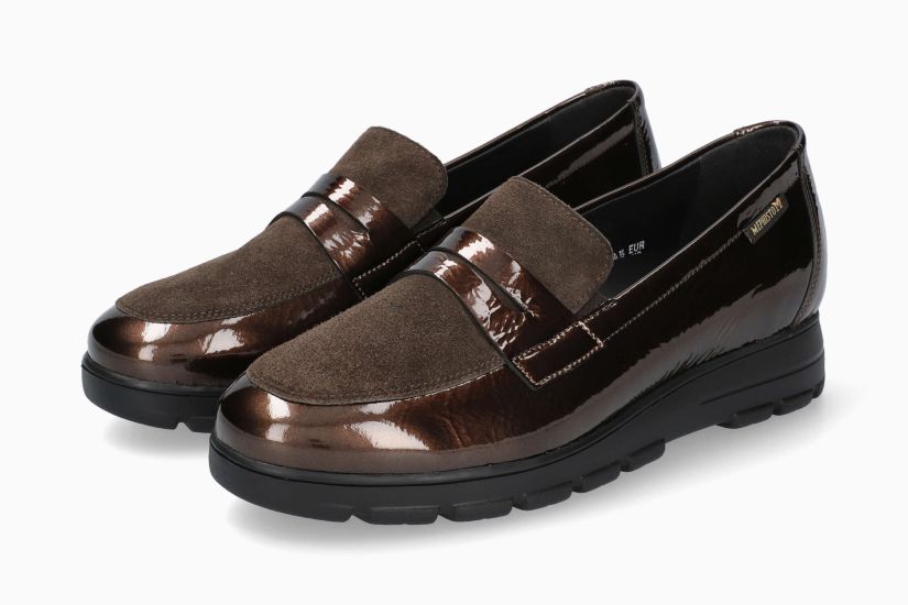Carima Bronze Mokassins