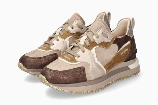 Baskets Mobils Janel Beige Chaussures femmes Marque Mephisto Shop Nouvelle collection automne hiver 2024 Magasins Belgique Liège Eupen