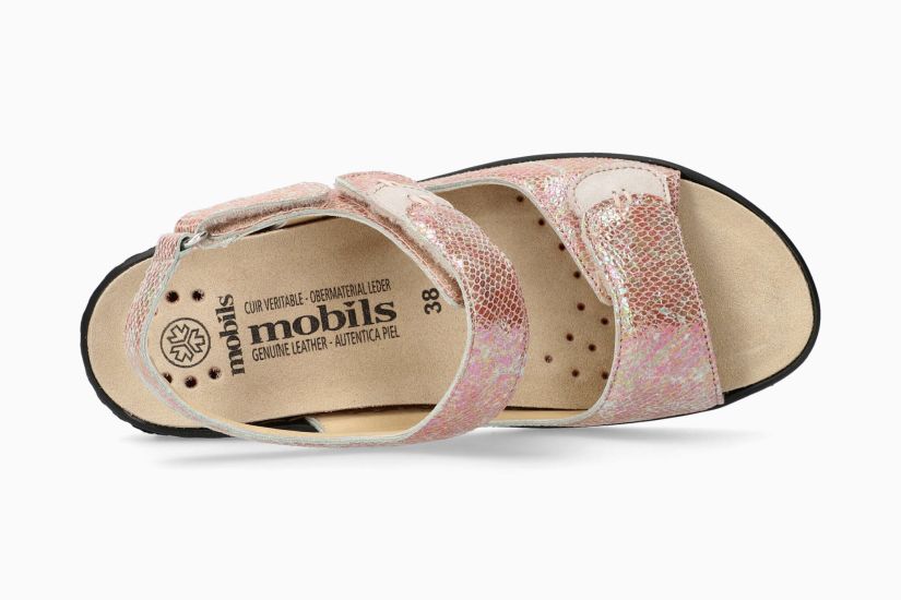 Sandales Mobils Getha Rose Combiné