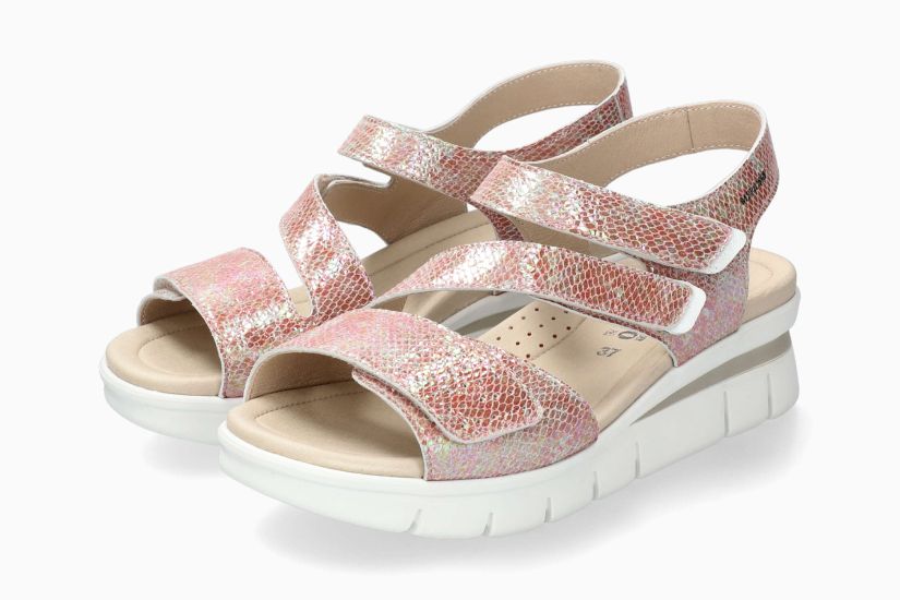 Sandales Ricia Rose Chaussures cuir confortable femmes Marque Mephisto Shop Nouvelle collection Printemps/été 2025 Magasins Belgique Liège Eupen