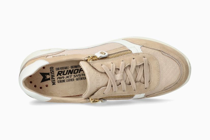Baskets Lilas Beige