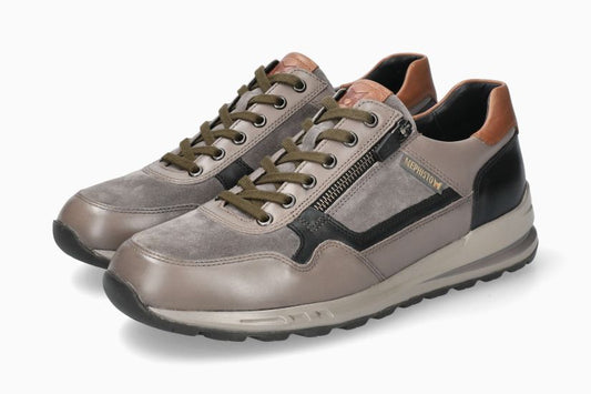 Baskets Bradley Gris Chaussures hommes Marque Mephisto Shop Nouvelle collection automne hiver 2025 Magasins Belgique Liège Eupen