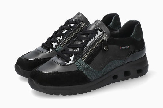 Baskets Lilas Noir Chaussures femmes Marque Mephisto Shop Nouvelle collection automne hiver 2025 Magasins Belgique Liège Eupen