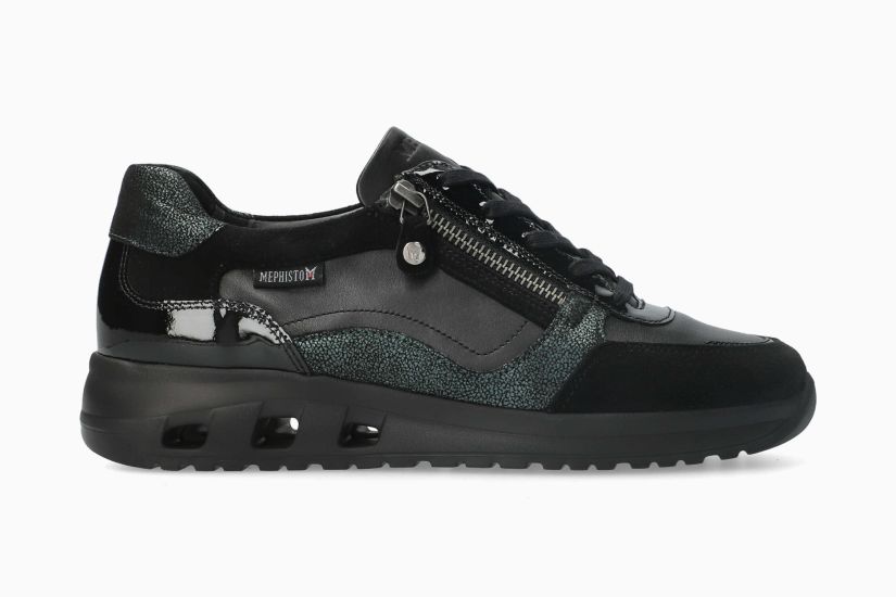 Baskets Lilas Noir