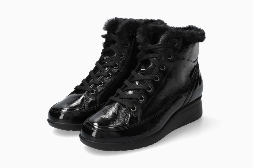 Bottines Ilka Noir Chaussures femmes Marque Mephisto Shop Nouvelle collection automne hiver 2025 Magasins Belgique Liège Eupen