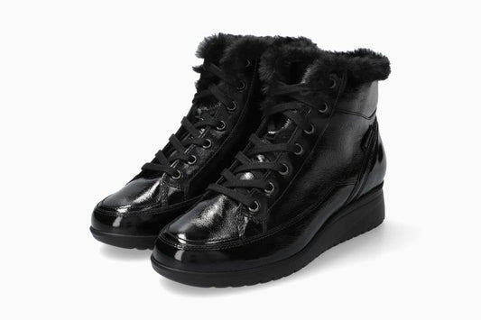 Bottines Ilka Noir Chaussures femmes Marque Mephisto Shop Nouvelle collection automne hiver 2025 Magasins Belgique Liège Eupen