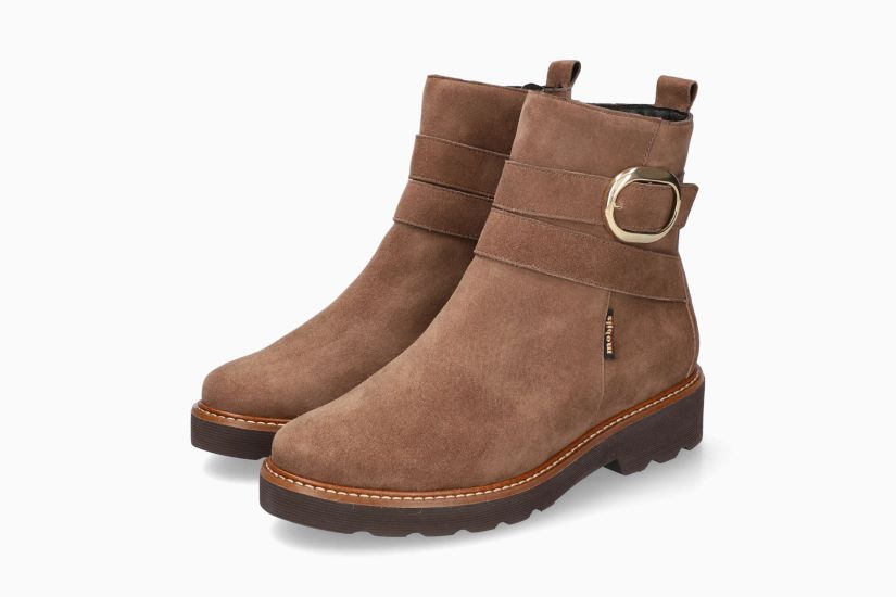 Boots Mobils Ollia Taupe