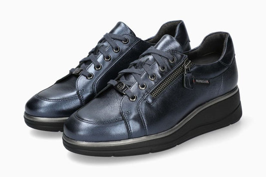 Baskets Pelagia Bleu Chaussures femmes Marque Mephisto Shop Nouvelle collection automne hiver 2025 Magasins Belgique Liège Eupen

