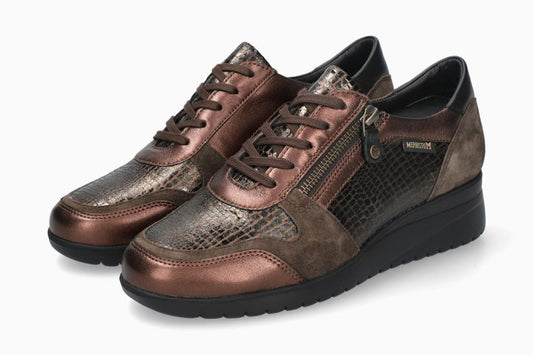 Baskets Iasmina Brun Chaussures femmes Marque Mephisto Shop Nouvelle collection automne hiver 2025 Magasins Belgique Liège Eupen