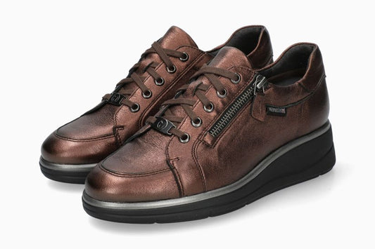 Baskets Pelagia Bronze Chaussures femmes Marque Mephisto Shop Nouvelle collection automne hiver 2025 Magasins Belgique Liège Eupen