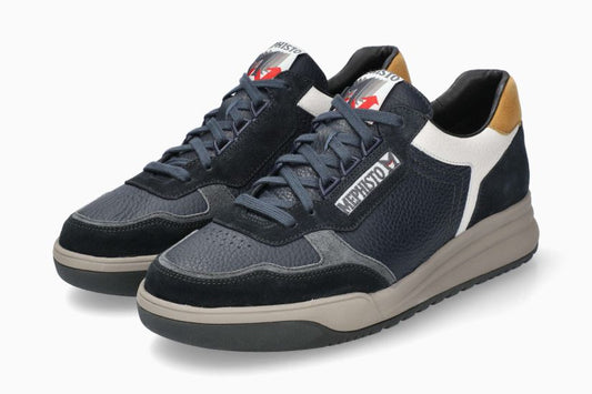 Baskets Norwin Bleu Chaussures femmes Marque Mephisto Shop Nouvelle collection automne hiver 2025 Magasins Belgique Liège Eupen