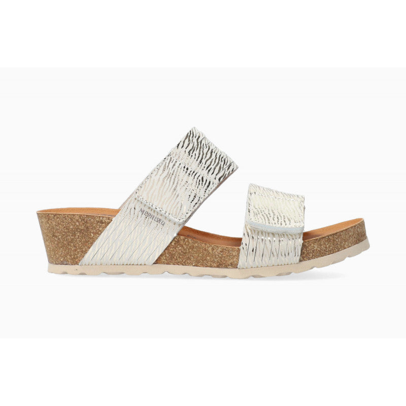 Silberne Mules „Raquel“