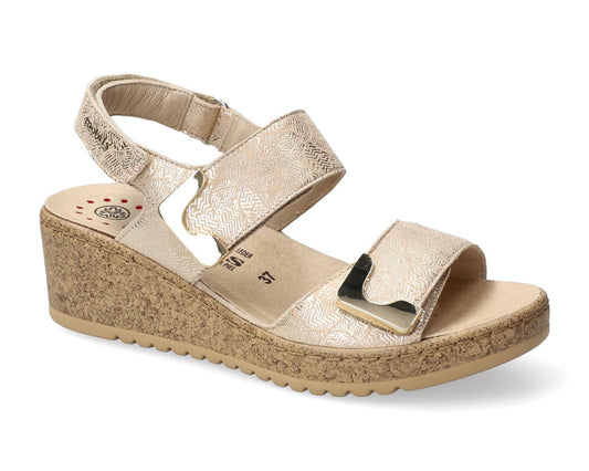 Sandales Mobils Nawel Beige Chaussures cuir confortable femmes Marque Mephisto Shop Nouvelle collection Printemps/été 2026 Magasins Belgique Liège Eupen