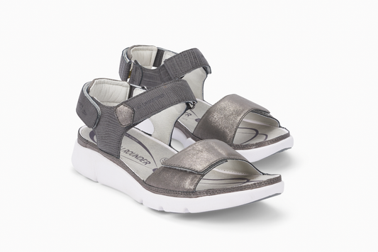 Sandales All Rounder Tabasa Gris femmes Mephisto Belgique Liège