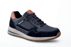 Gecombineerde blauwe Bradley-sneakers 