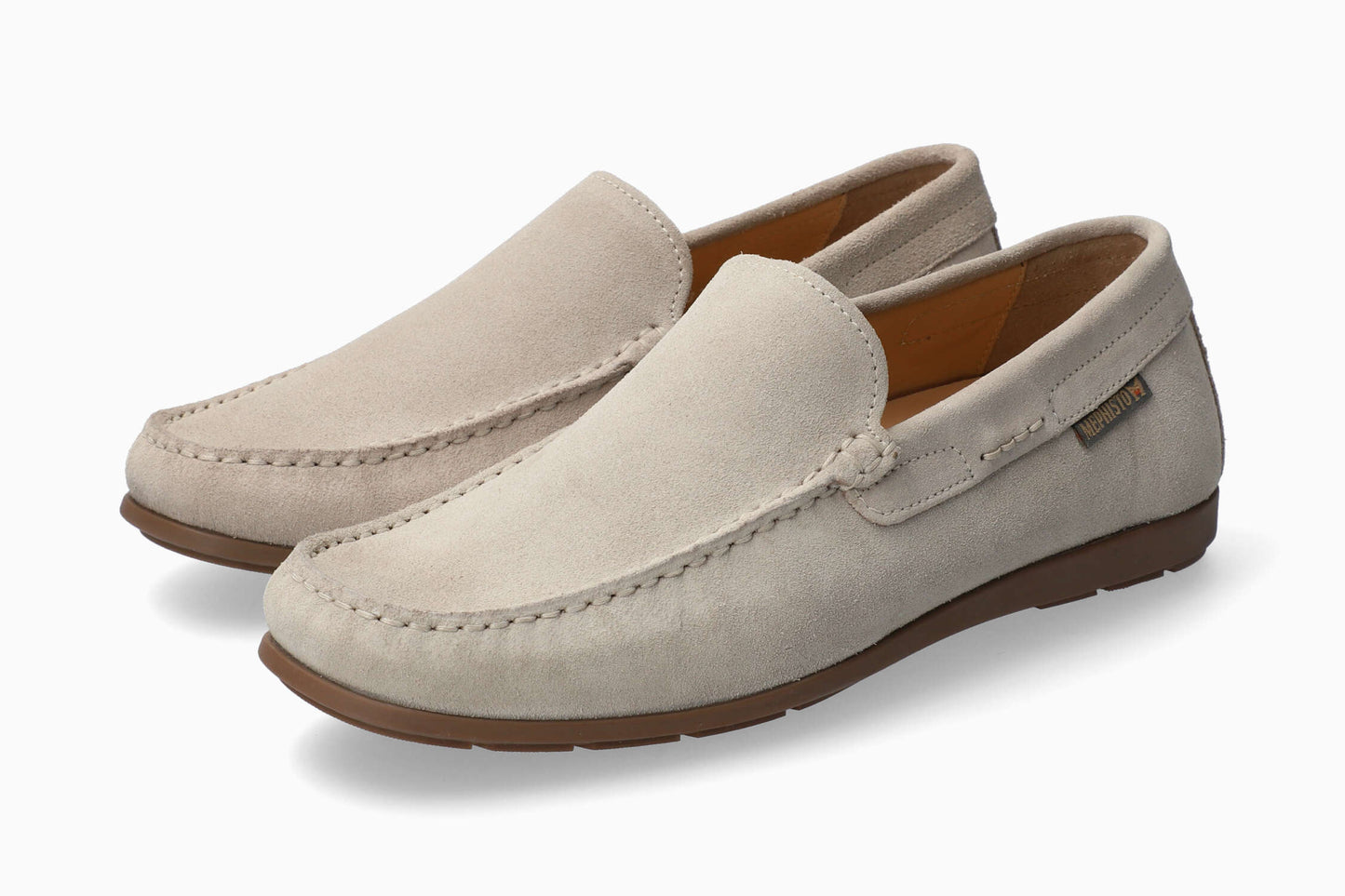 Mocassins Algoras Beige hommes Mephisto Belgique Liège Eupen Soldes Hiver 2024