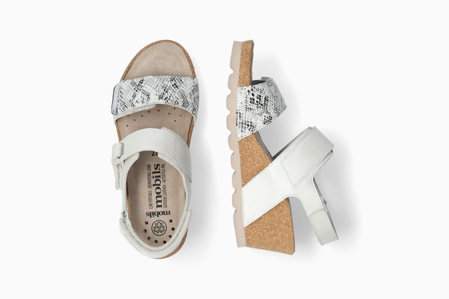 Mobils Getha Taupe Sandalen