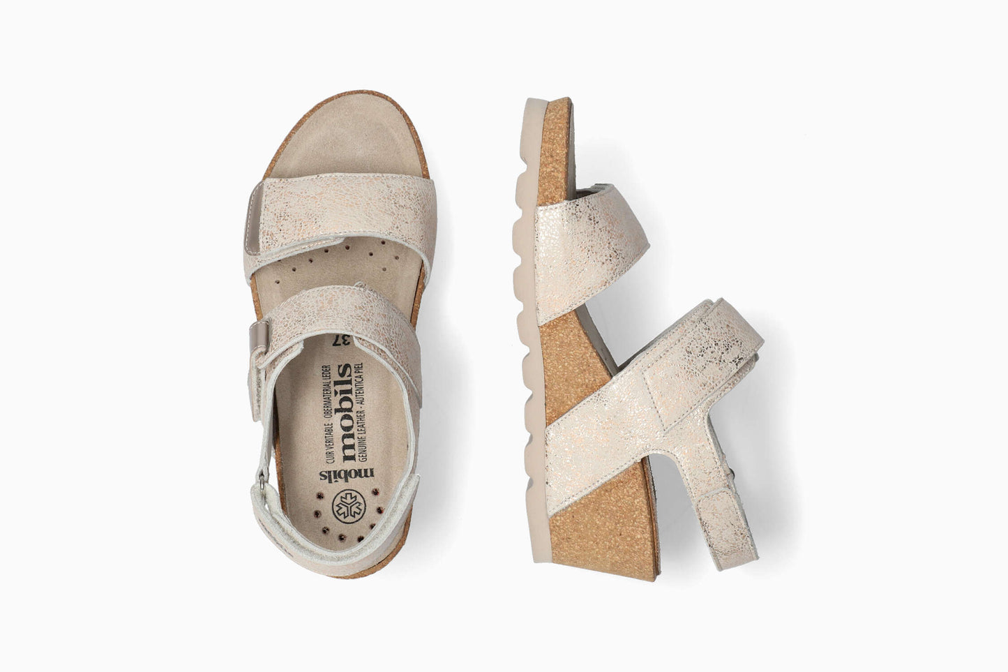 Mobils Getha Taupe Sandalen