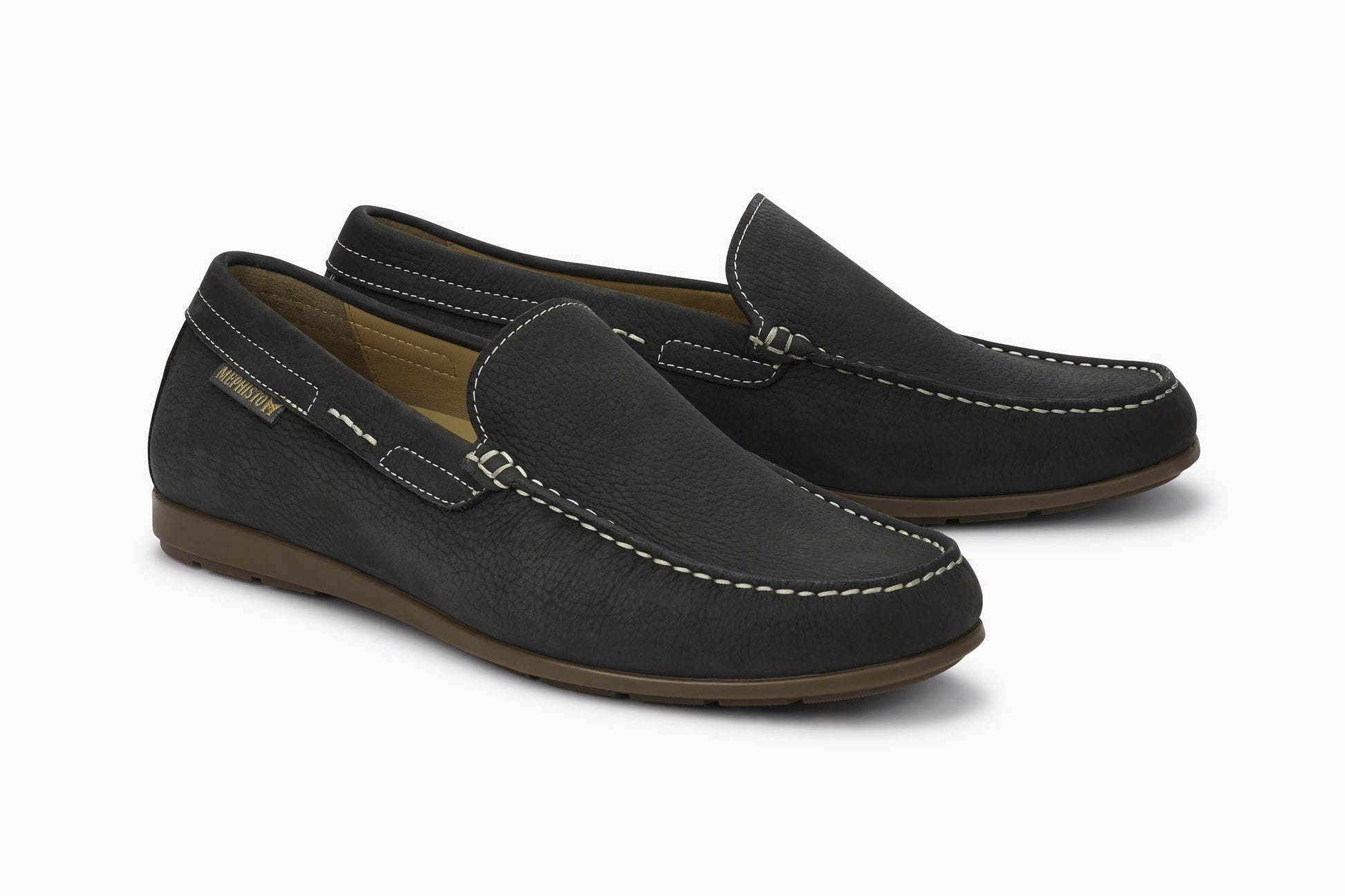 Mocassins Algoras Bleu Foncé hommes Mephisto Belgique Liège Eupen Soldes Hiver 2024