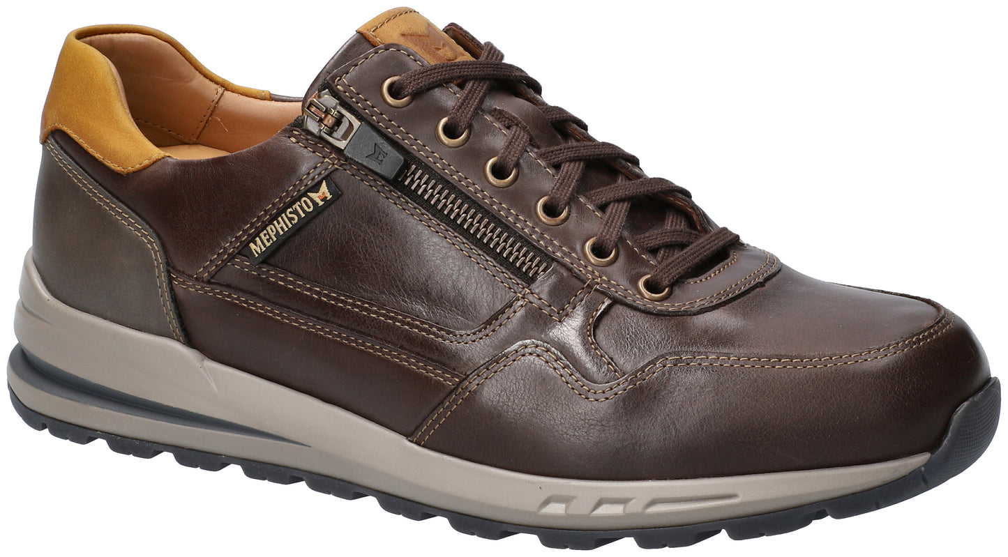 Donkerbruine Bradley-sneakers 