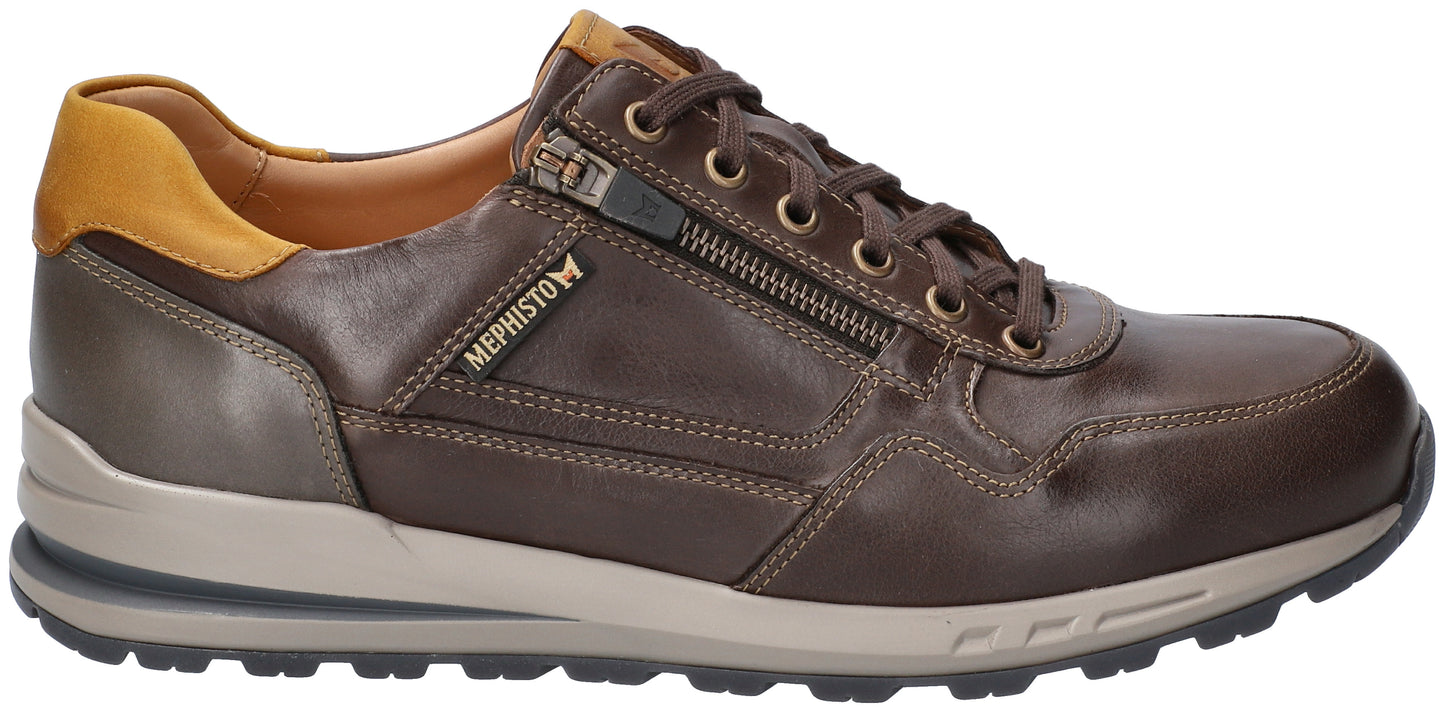 Donkerbruine Bradley-sneakers 