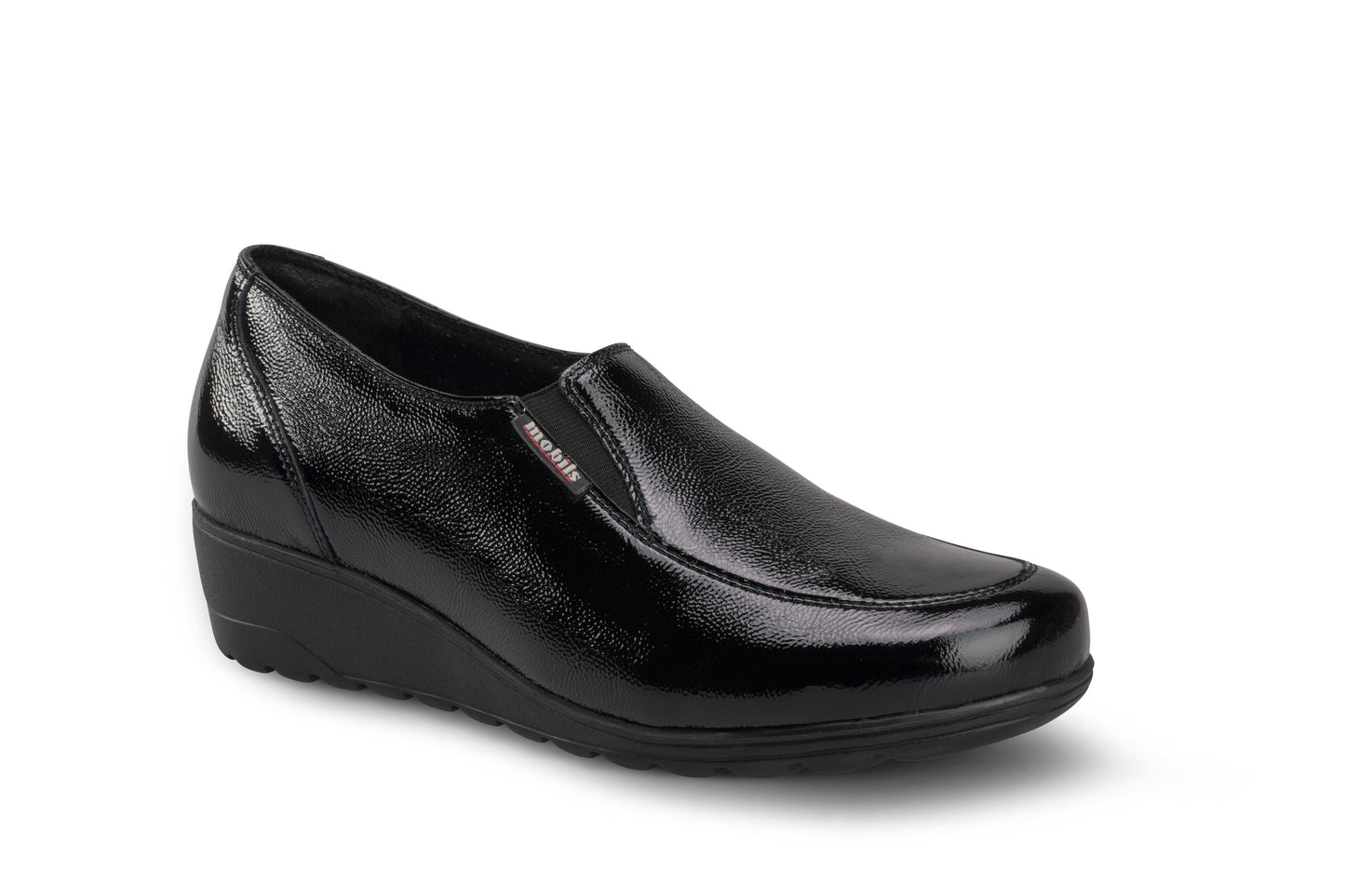 Mocassins Mobils Bertrane Noir Vernis