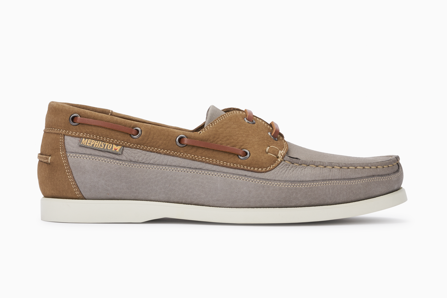 Bootsschuhe in Taupe