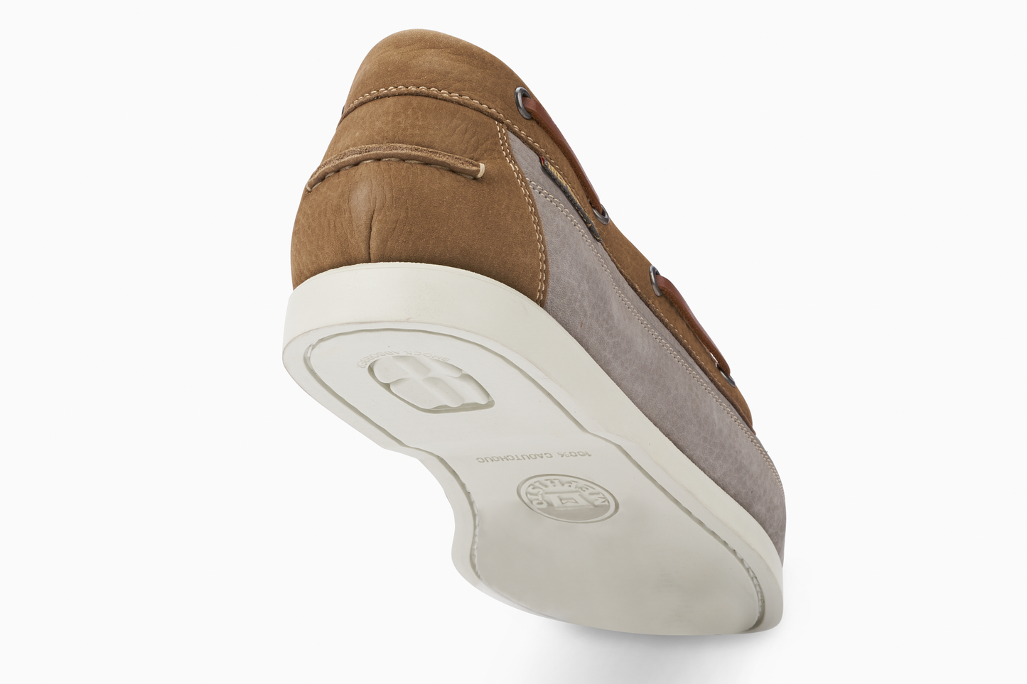 Bootsschuhe in Taupe