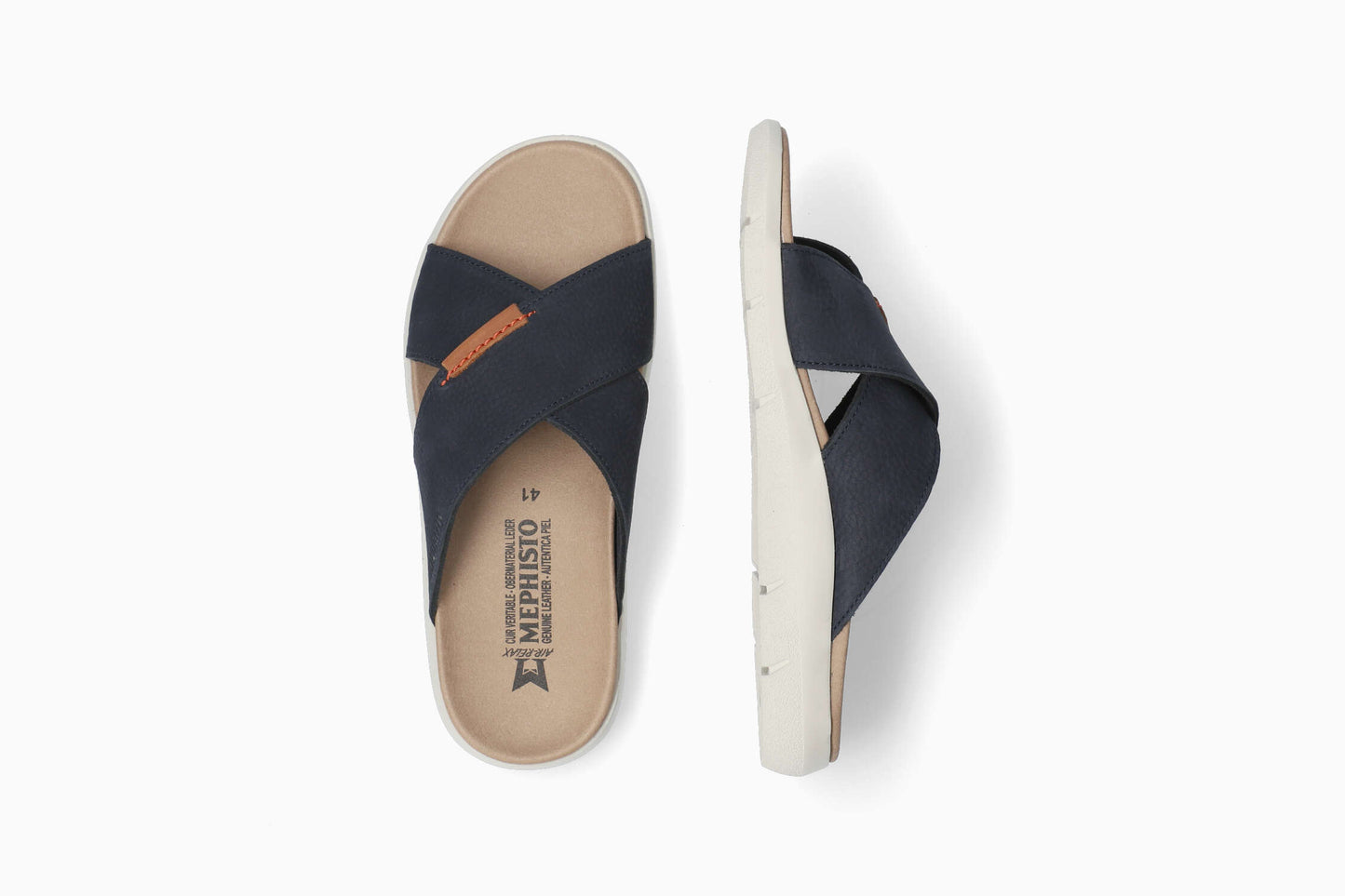 Mules Conrad Bleu